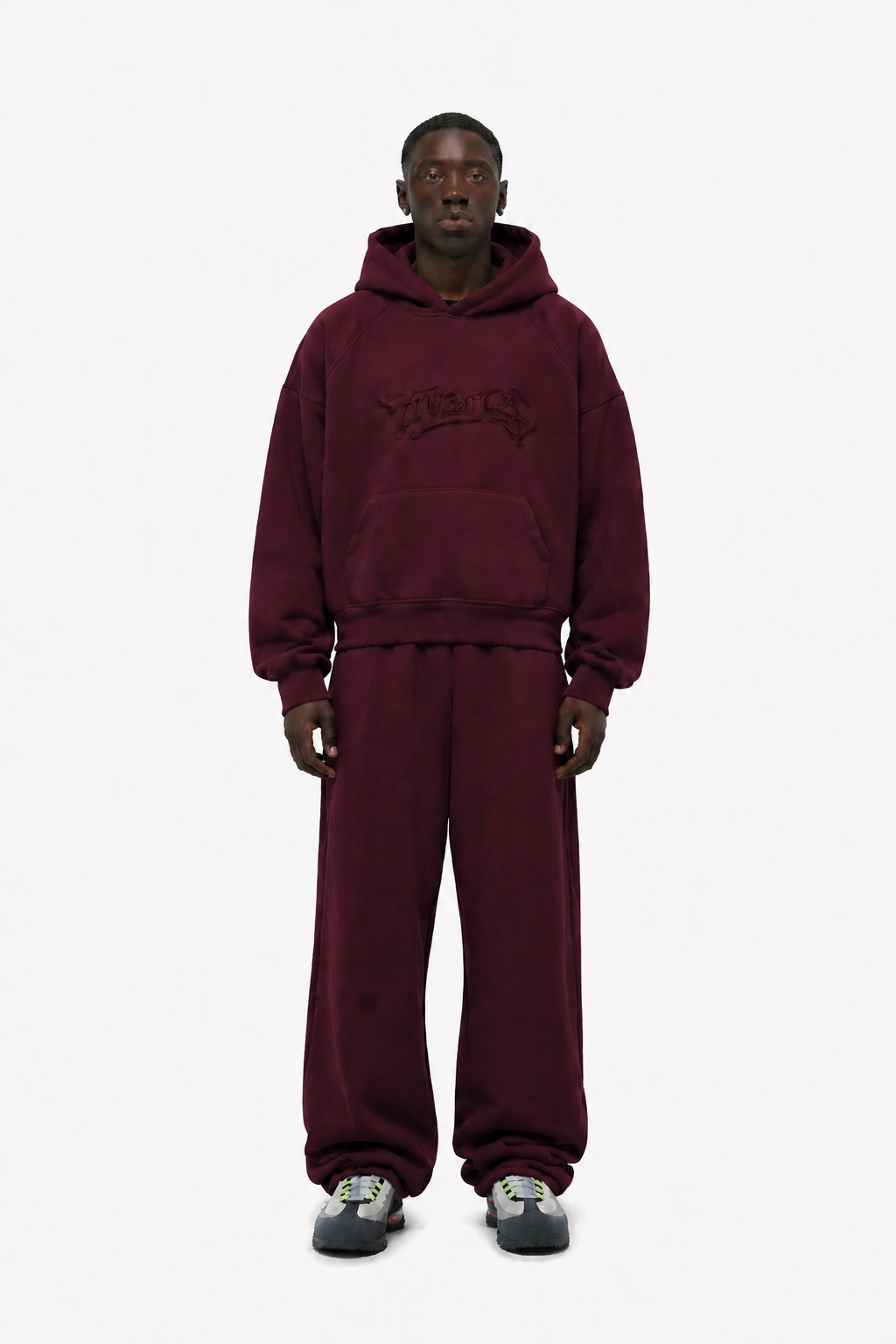 Twenty Dark Burgundy Tracksuit