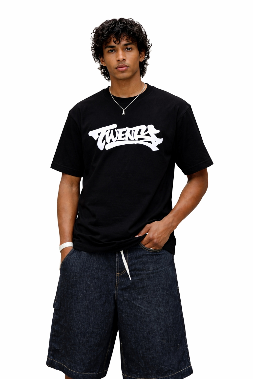 Twenty Tshirt Black/White